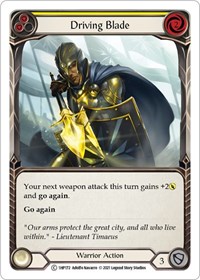 Driving Blade (Yellow) #1HP172