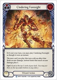 Cindering Foresight (Red) #1HP317