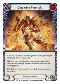 Cindering Foresight (Blue) #1HP319