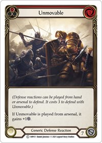 Unmovable (Red) #1HP411