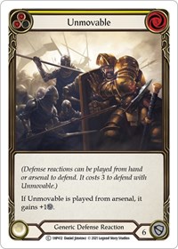 Unmovable (Yellow) #1HP412