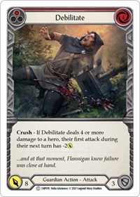 Debilitate (Red) #1HP076