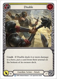 Disable (Yellow) #1HP056