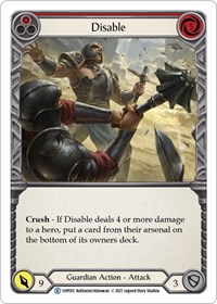 Disable (Red) #1HP055