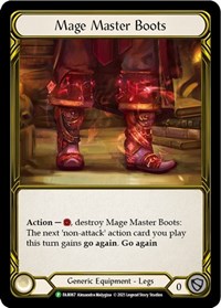 Mage Master Boots (Golden) - FAB067 #FAB067