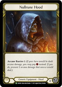 Nullrune Hood (Golden) - FAB068 #FAB068