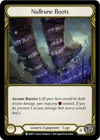 Nullrune Boots (Golden) - FAB071 #FAB071