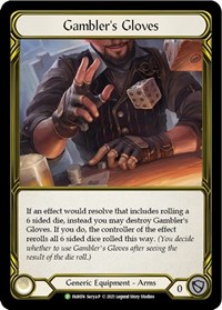 Gambler's Gloves (Golden) - FAB074 #FAB074