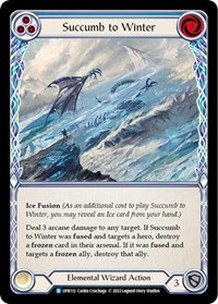 Succumb to Winter (Blue) #UPR112