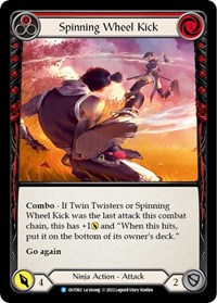 Spinning Wheel Kick (Red) #OUT062