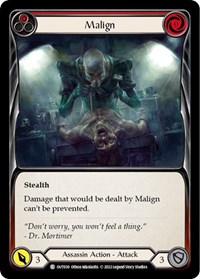 Malign (Red) #OUT030