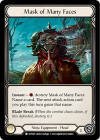 Mask of Many Faces #OUT049