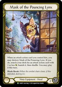 Mask of the Pouncing Lynx (Golden) - FAB079 #FAB079
