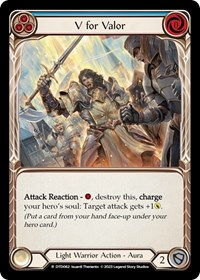 V for Valor (Blue) #DTD062
