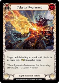Celestial Reprimand (Red) #DTD038