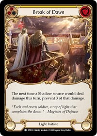 Break of Dawn (Yellow) #DTD101