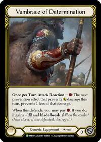 Vambrace of Determination (Golden) - FAB127 #FAB127