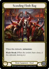 Scowling Flesh Bag (Golden) - FAB140 #FAB140
