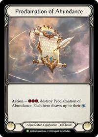 Proclamation of Abundance - JDG009 #JDG009