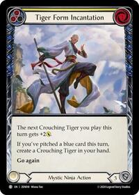 Tiger Form Incantation (Yellow) #ZEN018