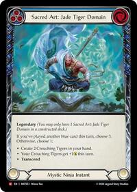 Sacred Art: Jade Tiger Domain // Inner Chi #MST053