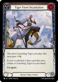 Tiger Form Incantation (Red) #MST063