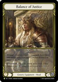 Balance of Justice (Golden) - FAB183 #FAB183