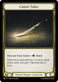 Cintari Saber (Left) (Golden) - FAB184 #FAB184