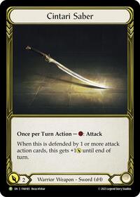 Cintari Saber (Right) (Golden) - FAB185 #FAB185