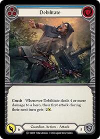 Debilitate (Blue) #1HB017