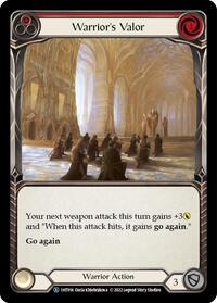 Warrior's Valor (Red) #1HT014