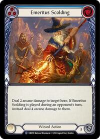 Emeritus Scolding (Blue) #1HK018