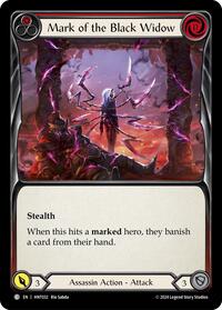 Mark of the Black Widow (Red) #HNT032