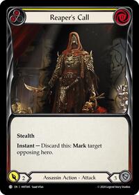 Reaper's Call (Yellow) #HNT045