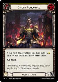 Sworn Vengeance (Yellow) #HNT141