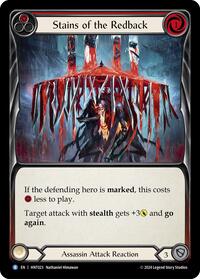Stains of the Redback (Red) #HNT023