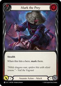 Mark the Prey (Red) #HNT038