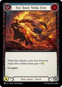 Fire Tenet: Strike First (Blue) #HNT085