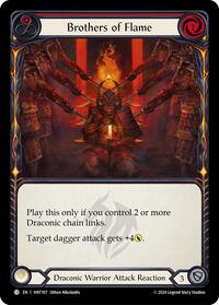 Brothers of Flame (Red) #HNT107