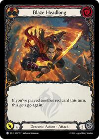 Blaze Headlong (Red) #HNT157