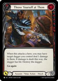 Throw Yourself at Them (Red) #HNT188