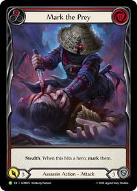 Mark the Prey (Red) #GEM023