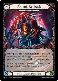 Arakni, Redback (Extended Art) - LGS379 #LGS379