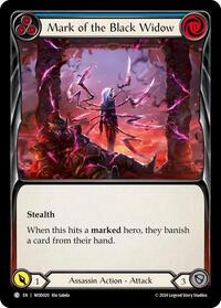 Mark of the Black Widow (Blue) #WOD020