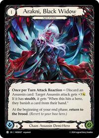 Arakni, Black Widow // Arakni, Funnel Web #WOD027//WOD028