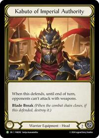 Kabuto of Imperial Authority (Golden) - FAB292 #FAB292