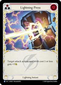 Lightning Press (Red) #AST021