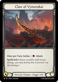 Claw of Vynserakai #SEA257