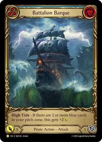 Battalion Barque (Blue) (Treasure) #SEA154