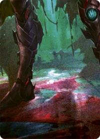 Uzuri, Switchblade // Emperor, Dracai of Aesir Double Sided Art Card (Bottom Center)
